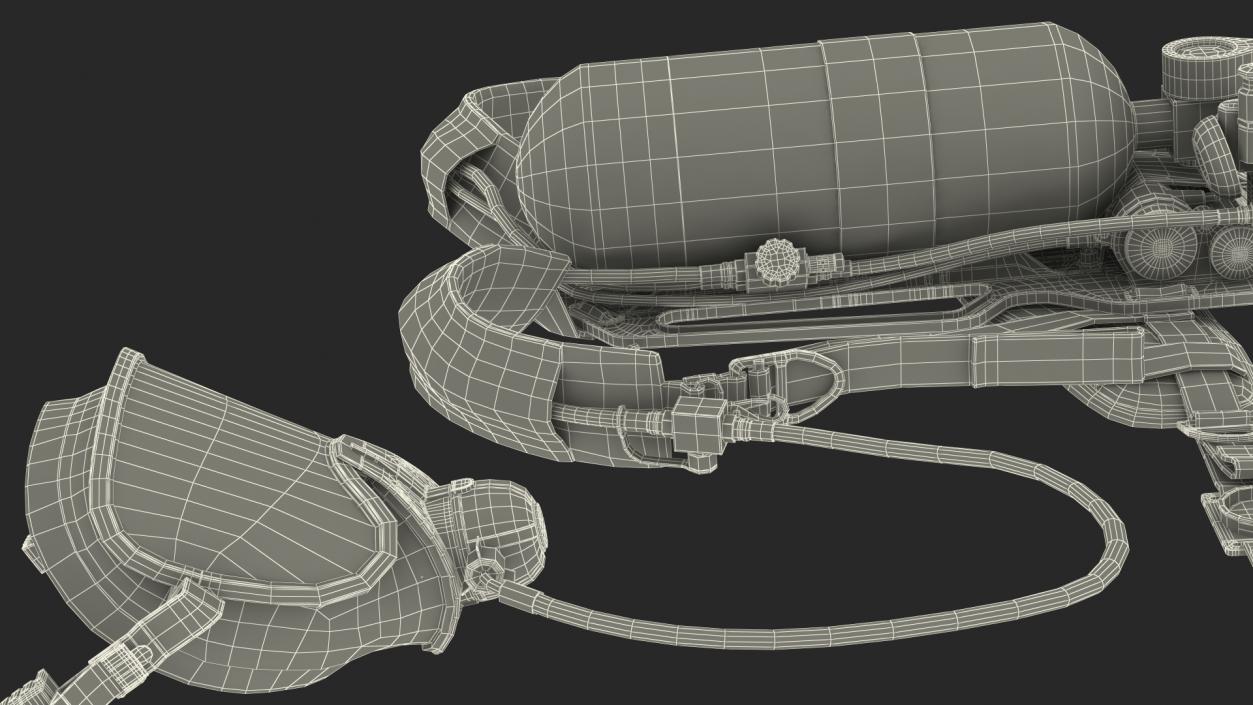 3D model Respiratory Equipment Set