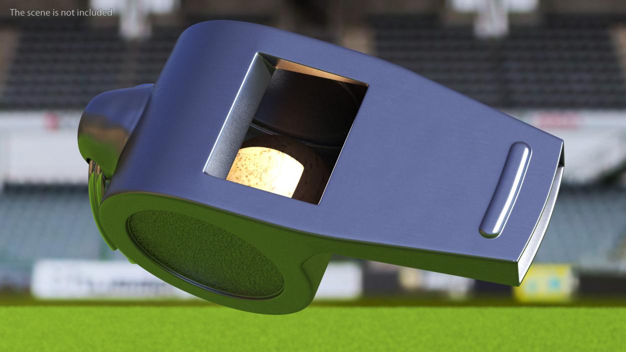 Football Hockey Rugby Referee Whistle 3D