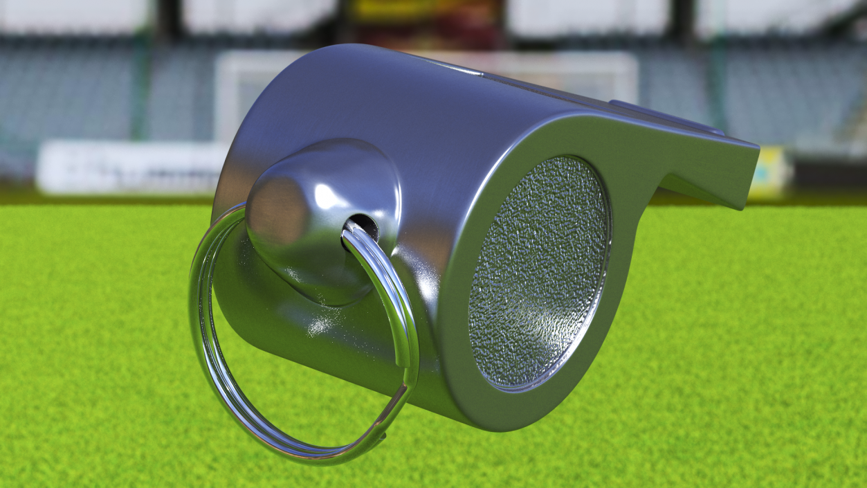 Football Hockey Rugby Referee Whistle 3D