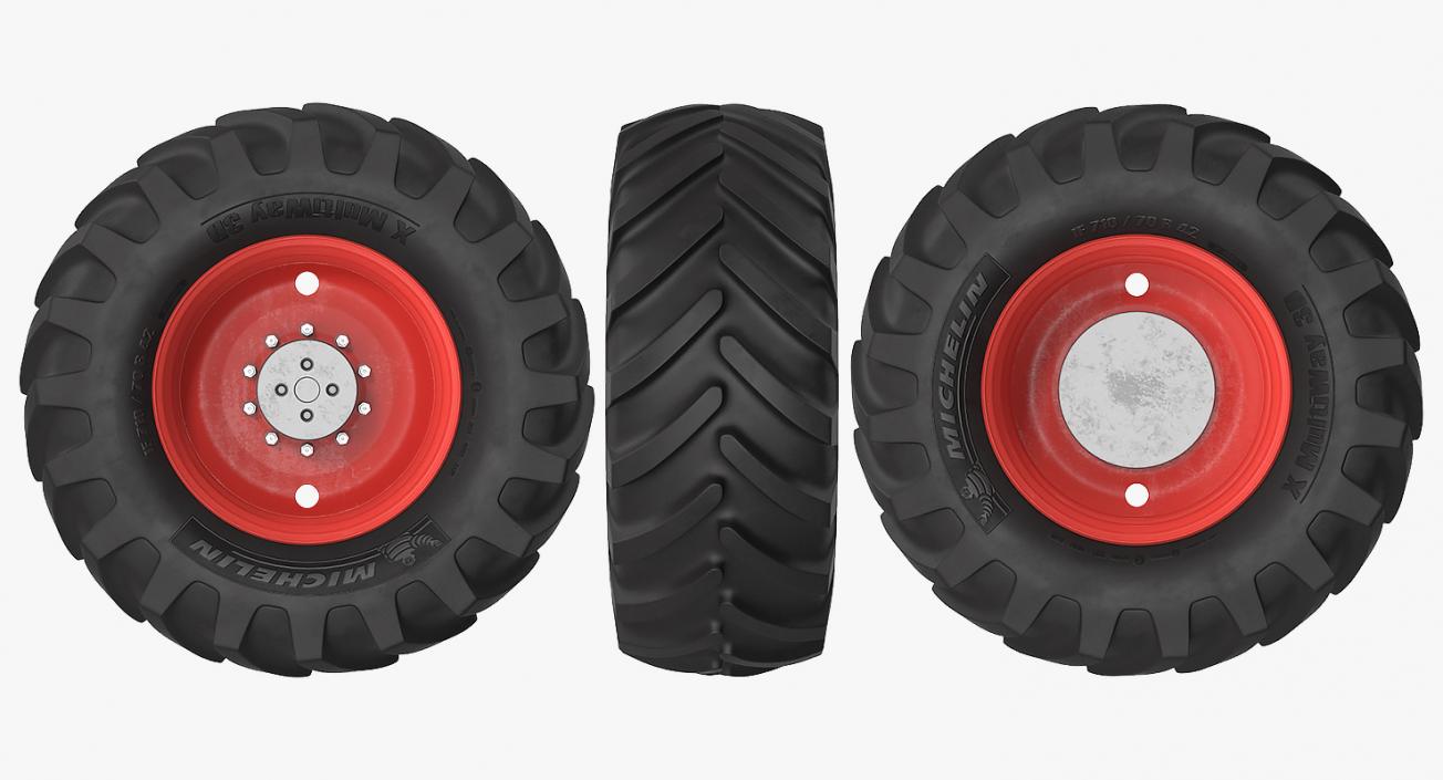 Michelin Tractor Wheel 3D