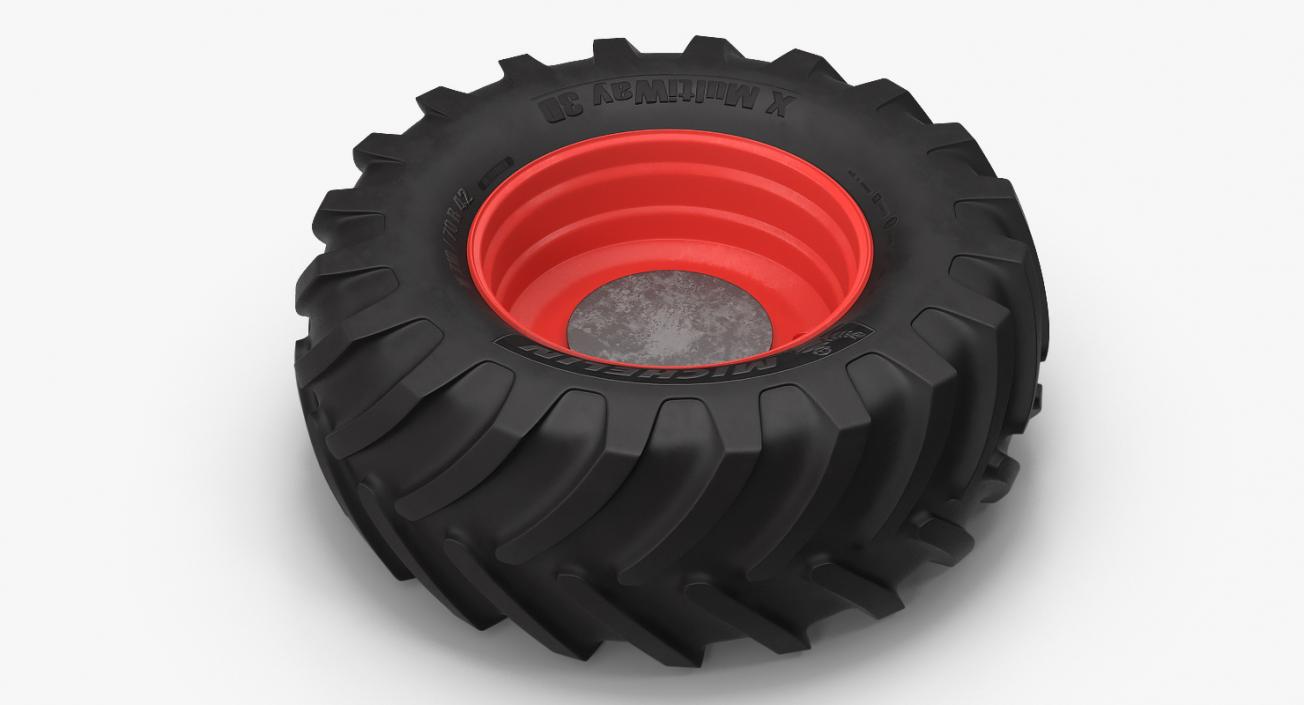 Michelin Tractor Wheel 3D