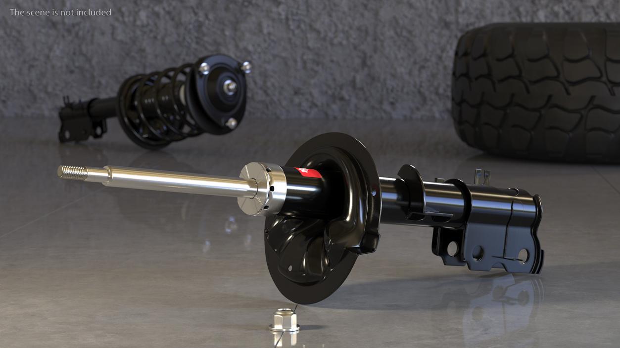 3D model Front Shock Absorber