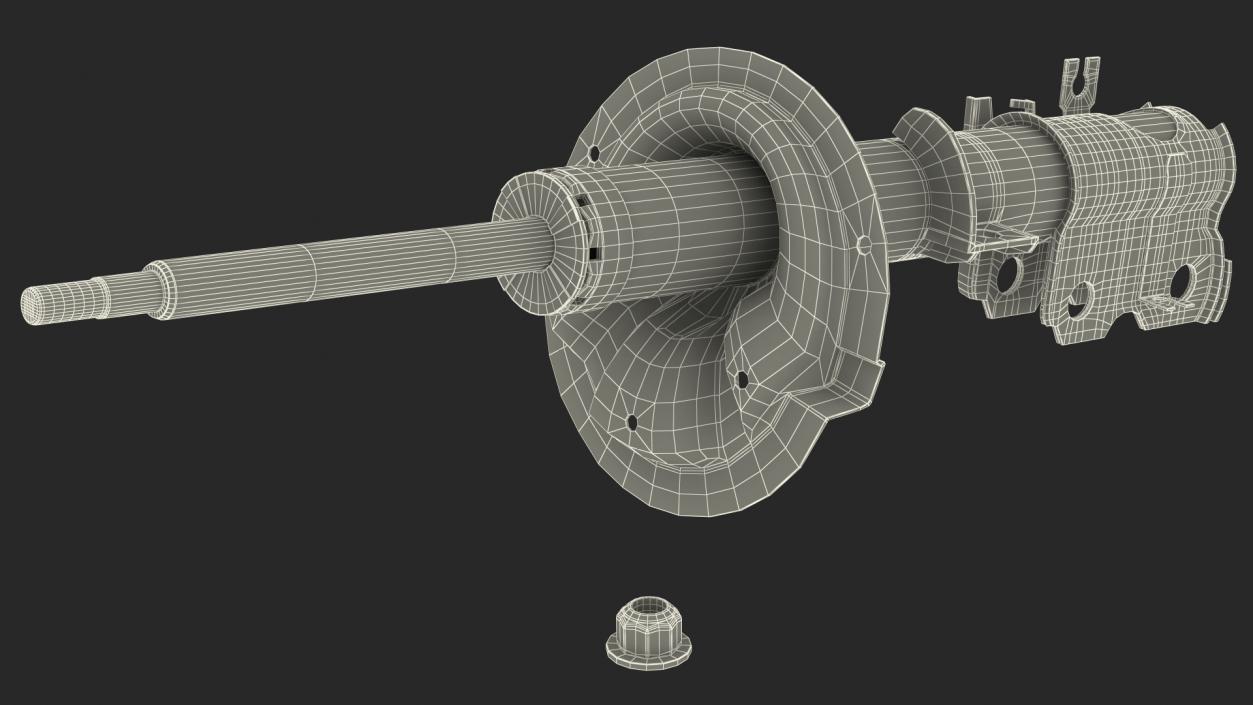 3D model Front Shock Absorber