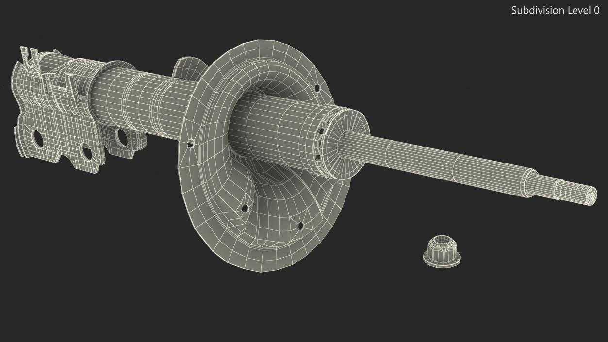 3D model Front Shock Absorber