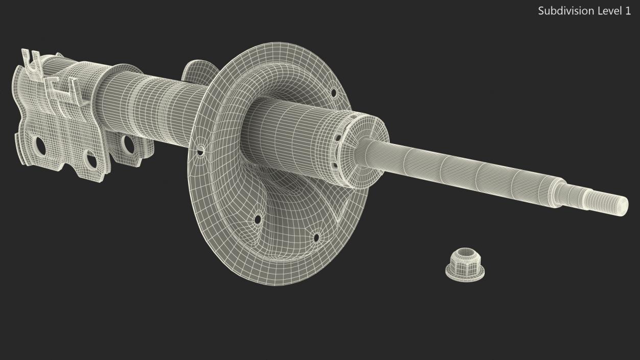 3D model Front Shock Absorber