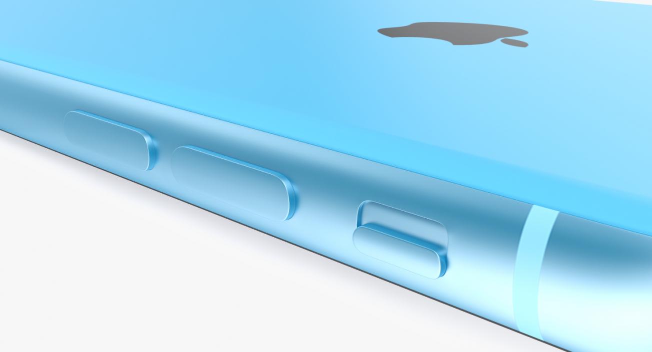 iPhone XR Blue 3D model