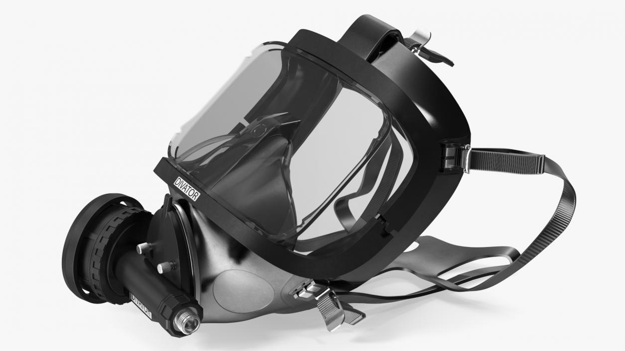 3D Full Face Diving Mask with Regulator