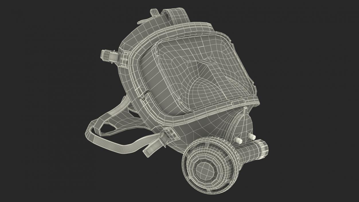 3D Full Face Diving Mask with Regulator