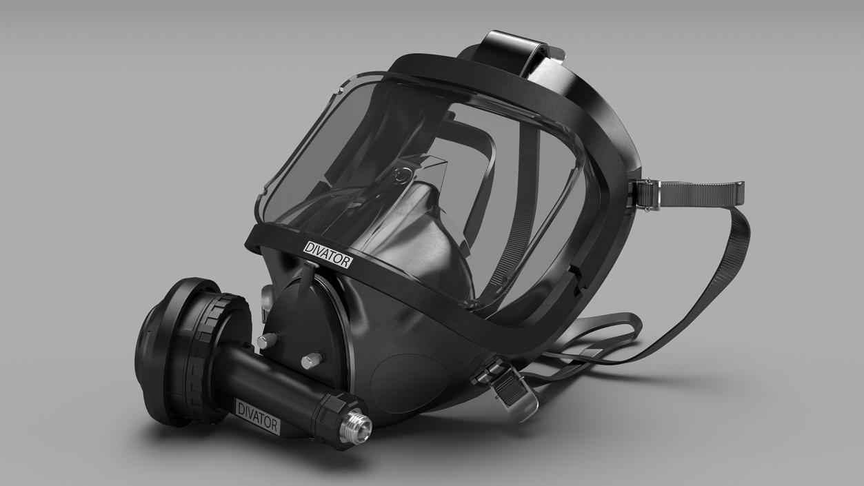 3D Full Face Diving Mask with Regulator