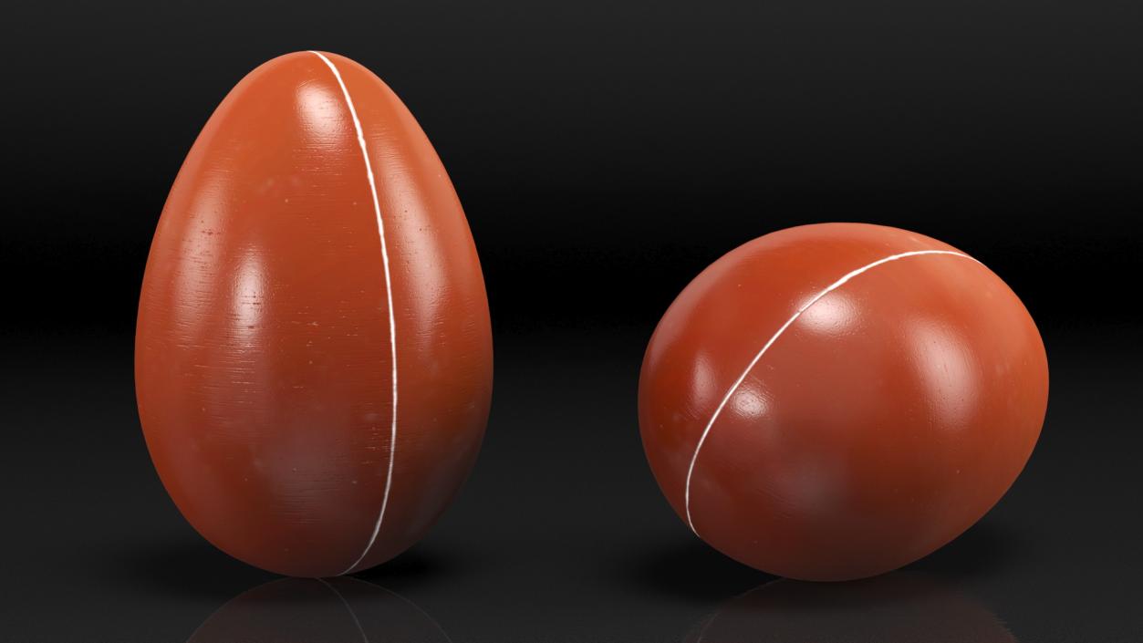 3D Milk Chocolate Egg model