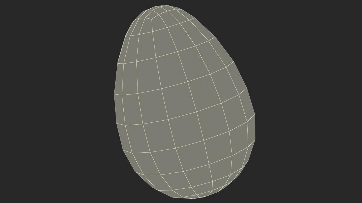 3D Milk Chocolate Egg model