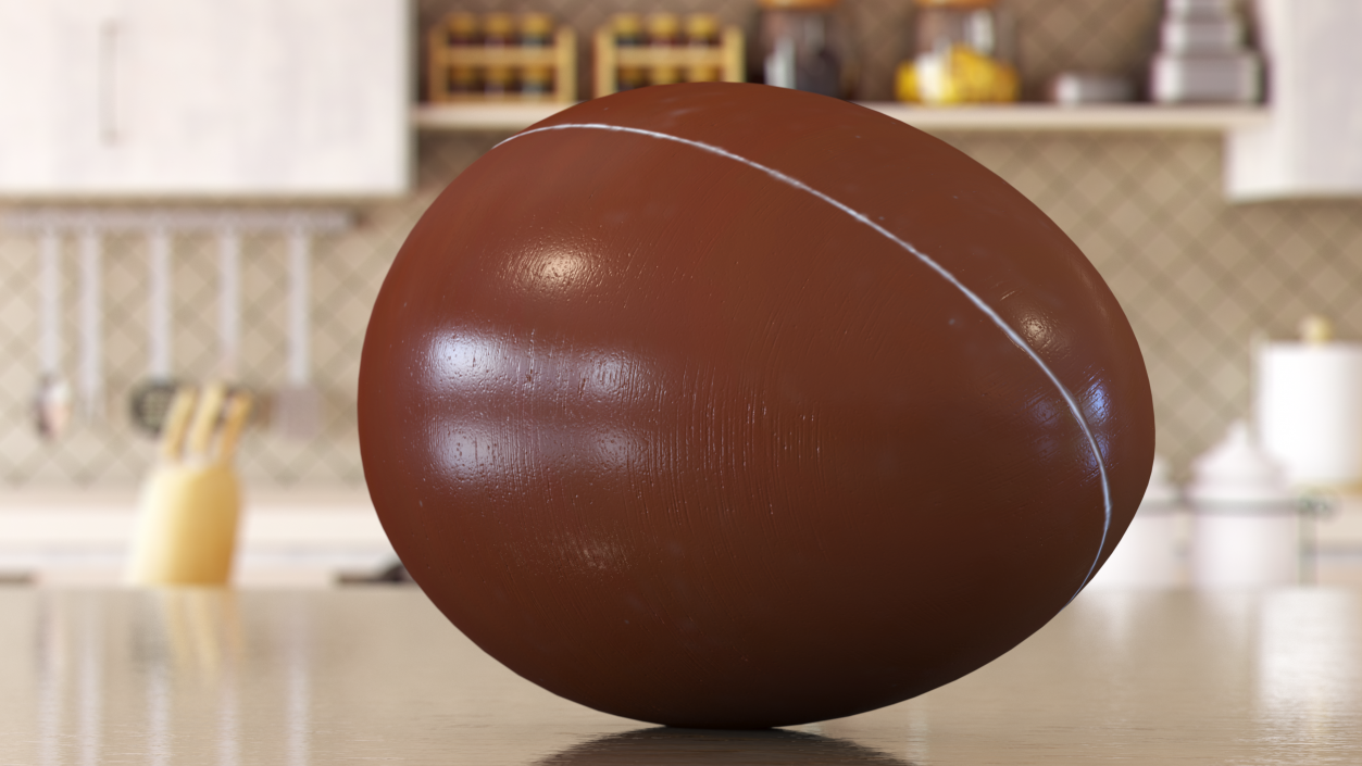 3D Milk Chocolate Egg model