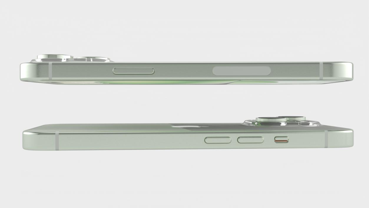 IPhone 15 Green Unpacked 3D model