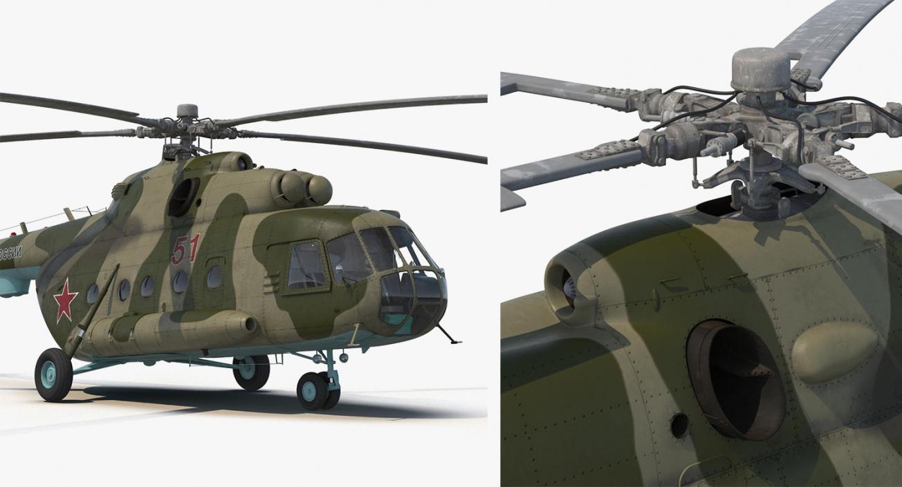 3D Rigged Russian Military Aircrafts Collection 6