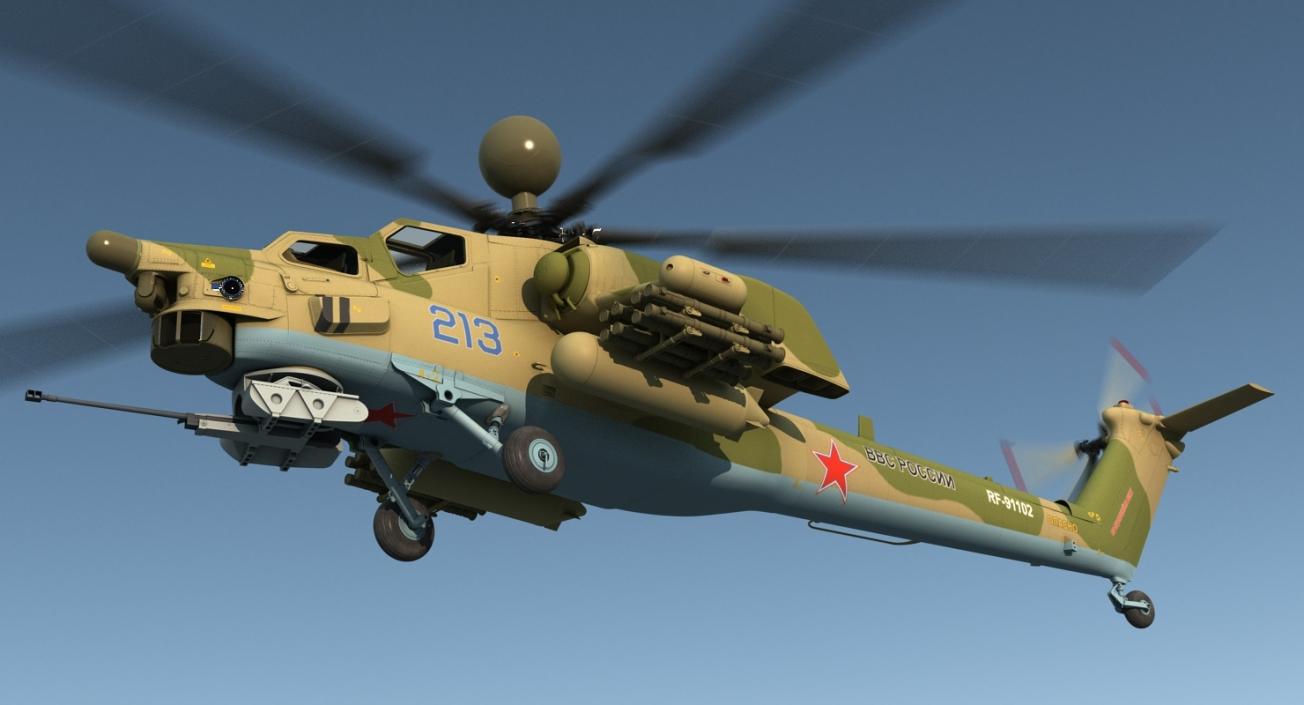 3D Rigged Russian Military Aircrafts Collection 6