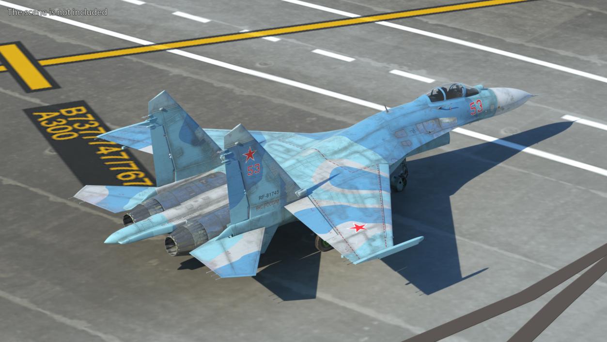 3D Rigged Russian Military Aircrafts Collection 6