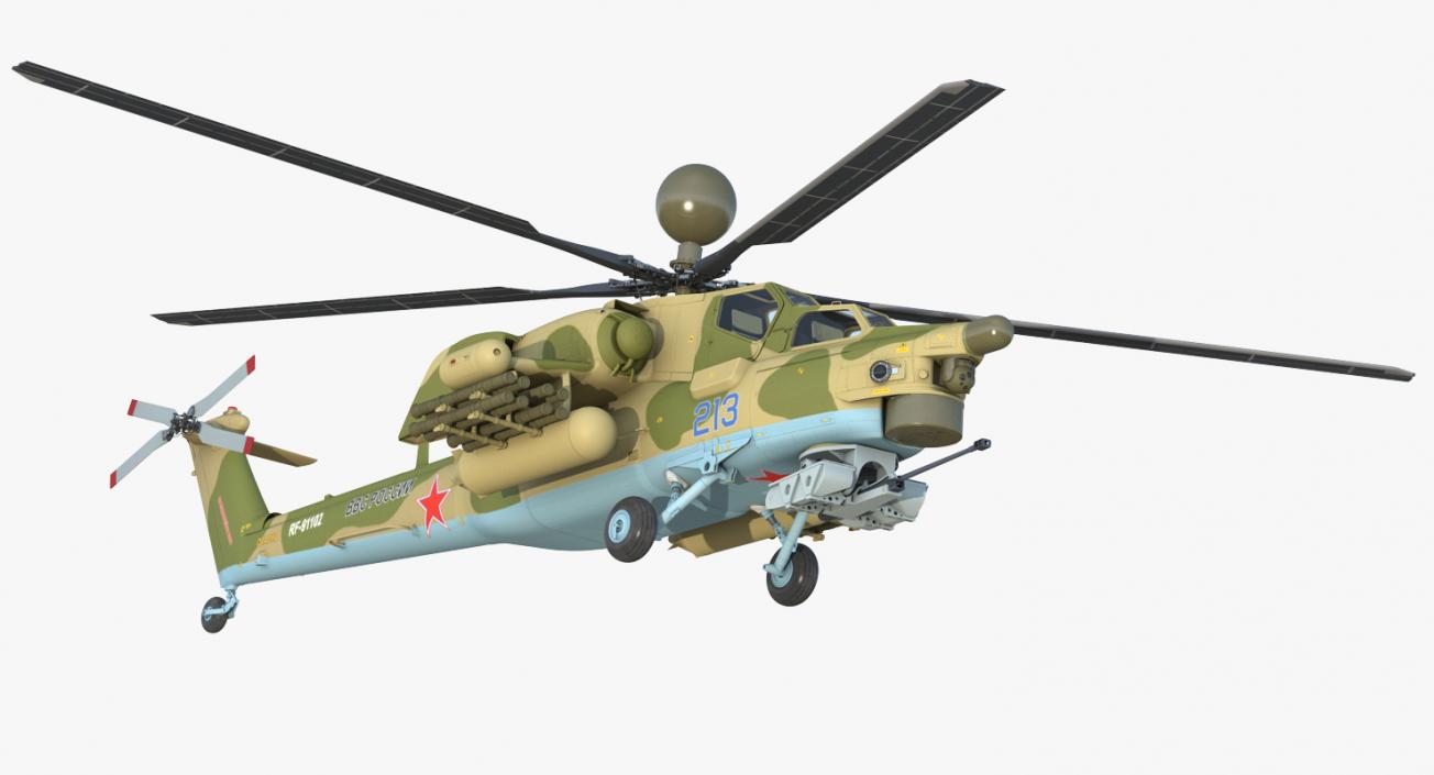 3D Rigged Russian Military Aircrafts Collection 6