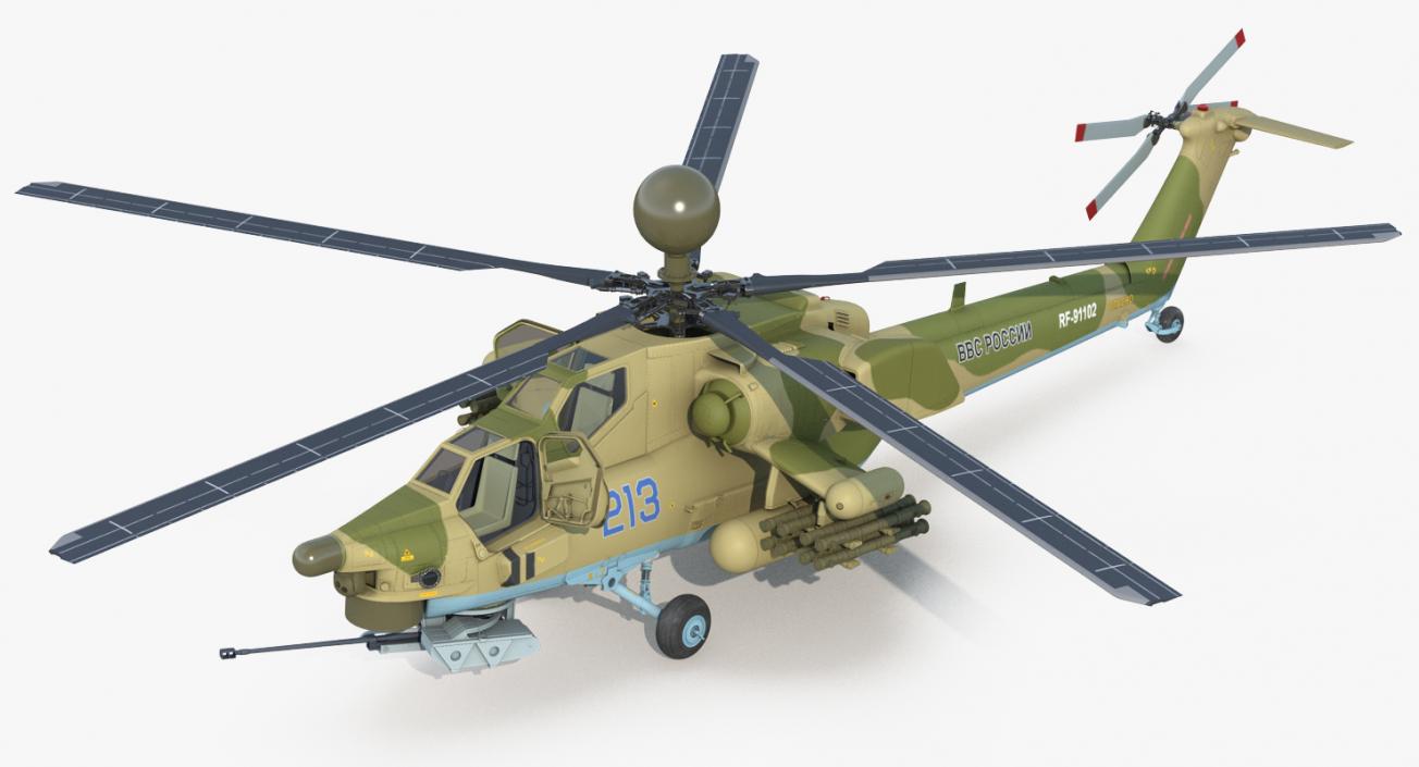 3D Rigged Russian Military Aircrafts Collection 6