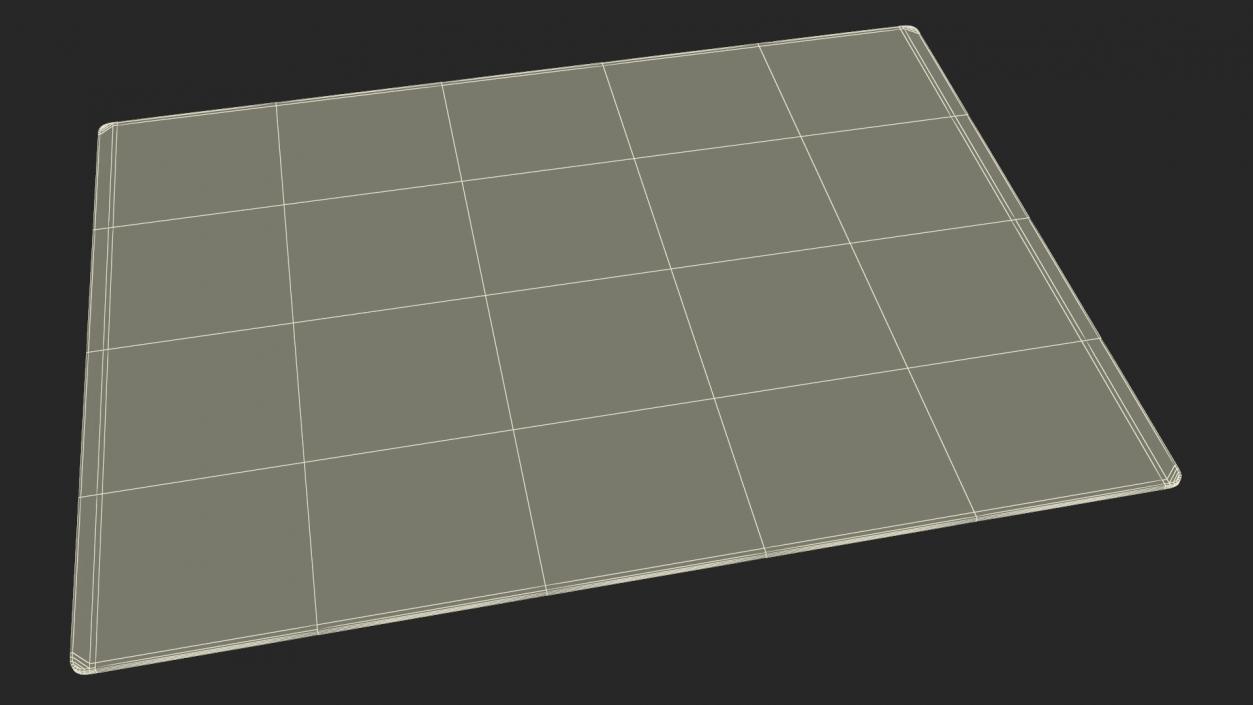 Cutting Mat Self-Healing Blue 3D model