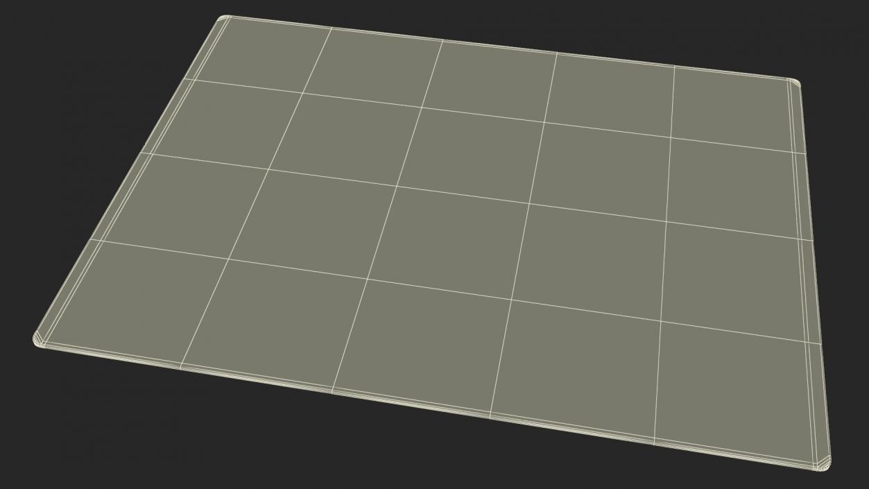 Cutting Mat Self-Healing Blue 3D model