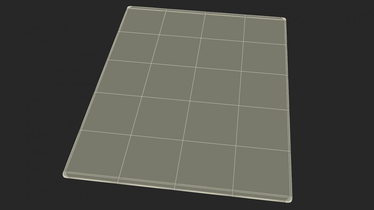 Cutting Mat Self-Healing Blue 3D model