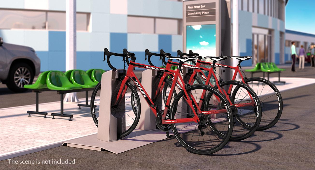 3D Rigged Bicycles Collection 5 model