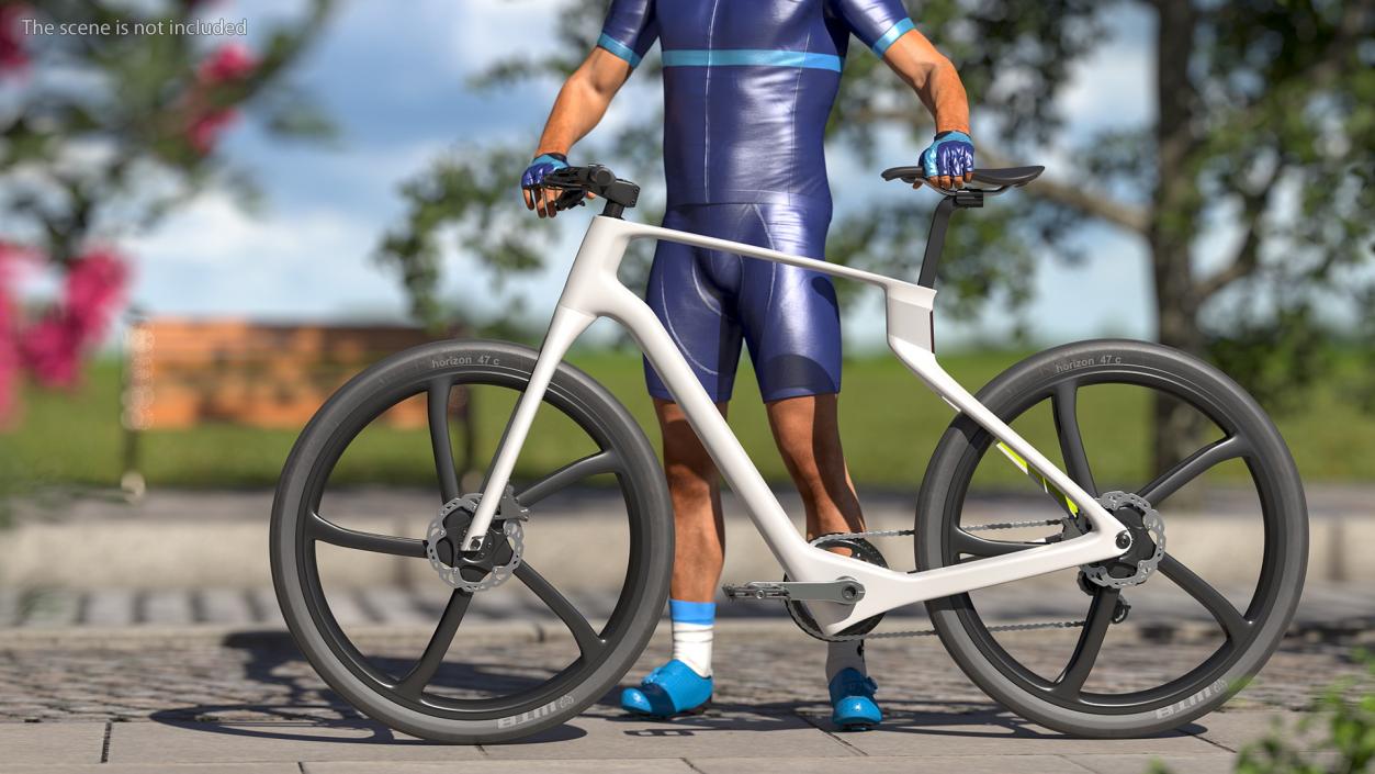 3D Rigged Bicycles Collection 5 model