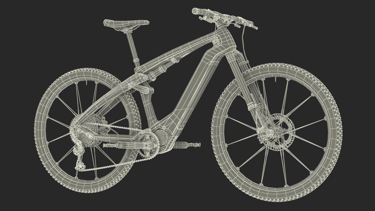 3D Rigged Bicycles Collection 5 model