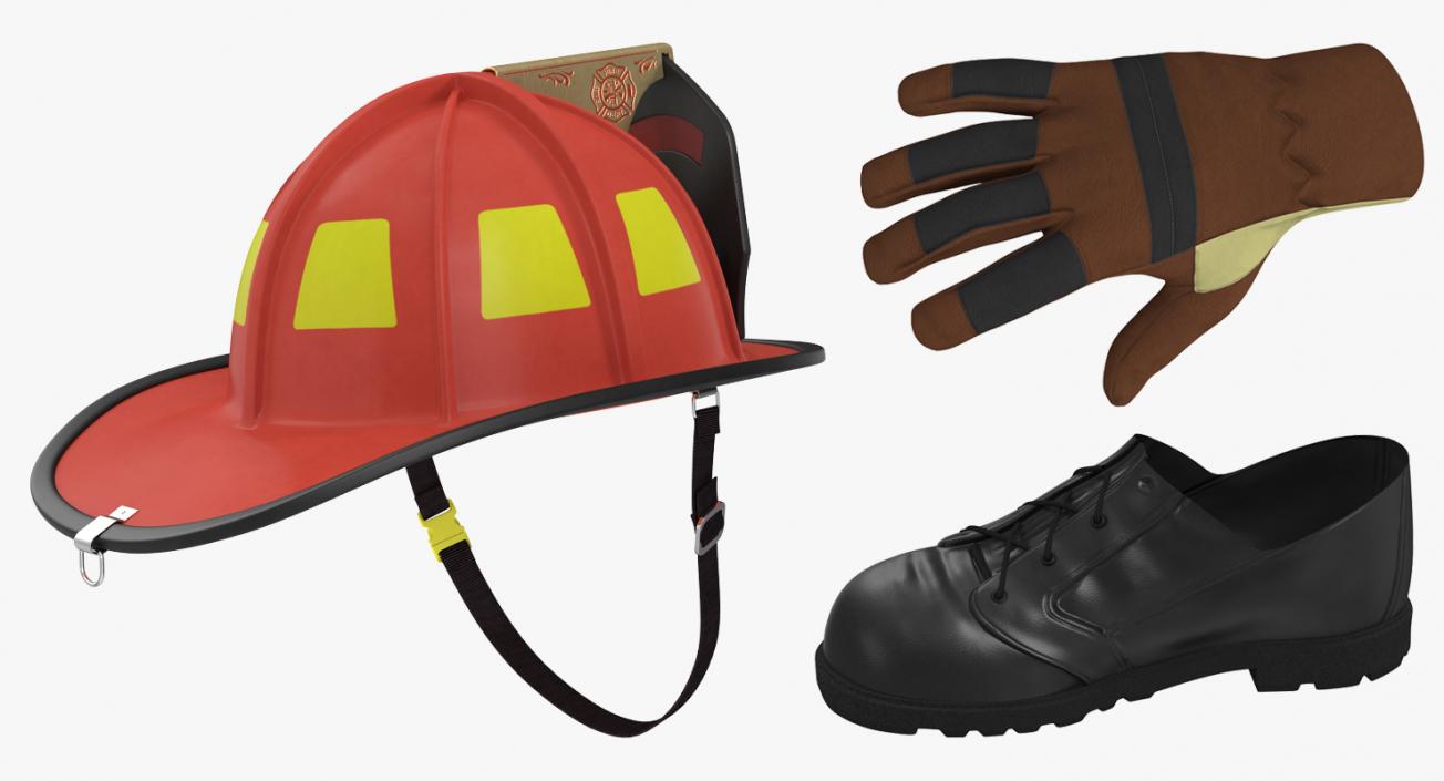 3D Firefighters Collection model