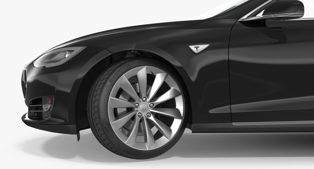 Tesla Model S P100D 2015 3D model