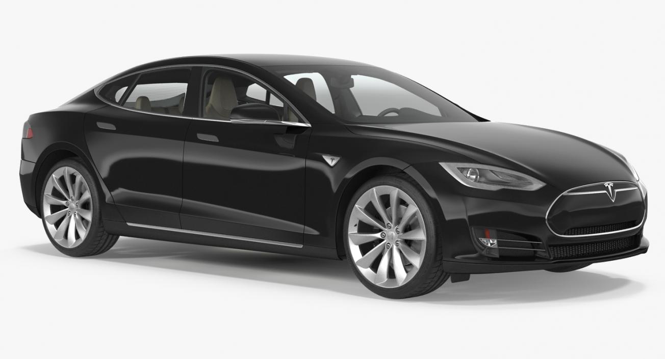 Tesla Model S P100D 2015 3D model