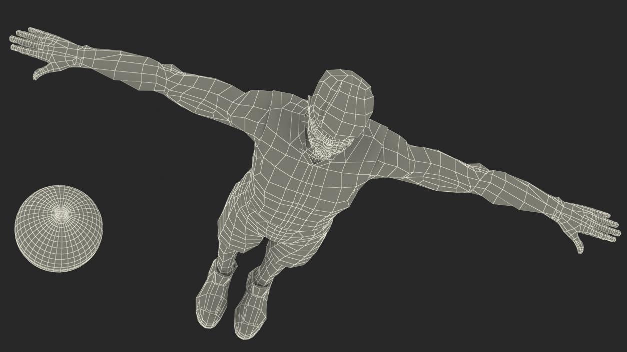 Teenage Boy with Basketball Ball T Pose 3D model