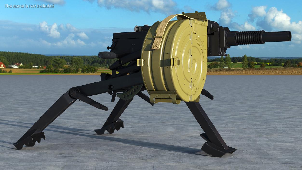 3D AGS-17 Plamya Russian Automatic Grenade Launcher model