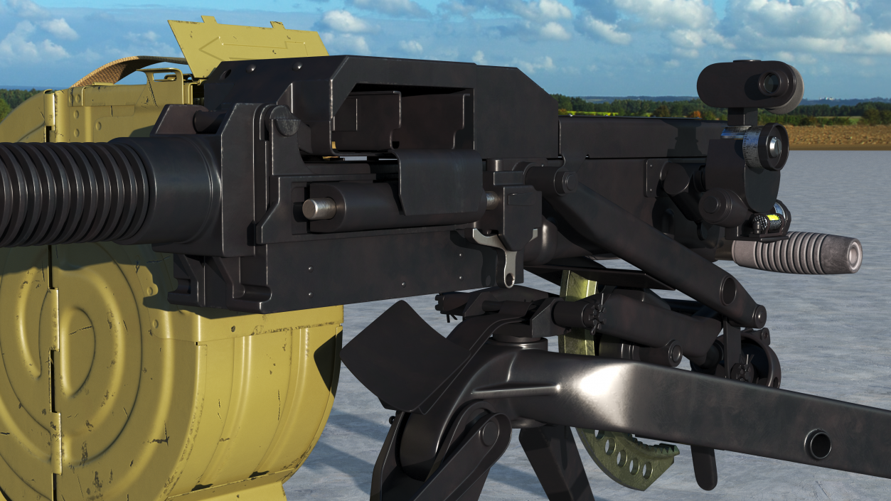 3D AGS-17 Plamya Russian Automatic Grenade Launcher model