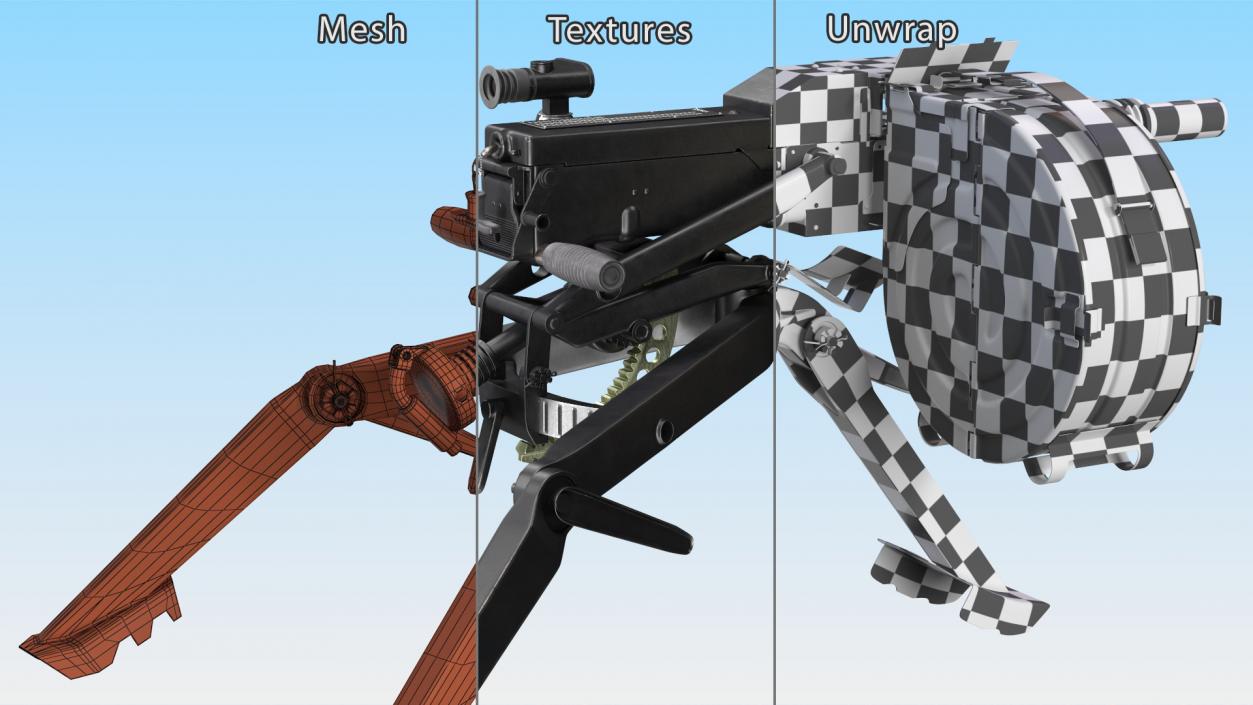 3D AGS-17 Plamya Russian Automatic Grenade Launcher model