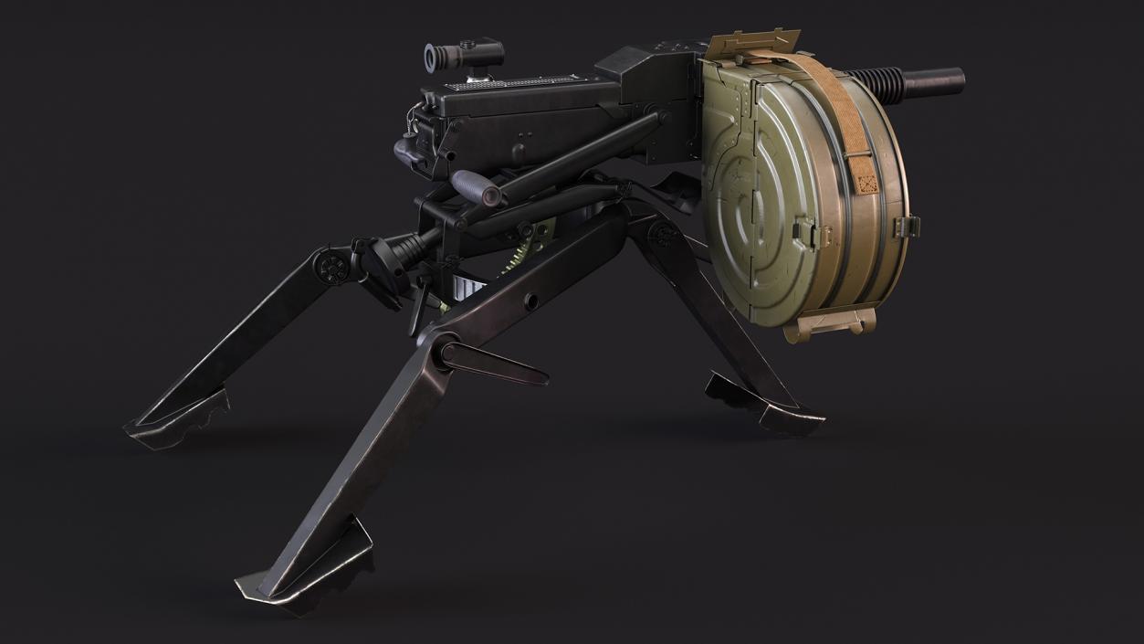 3D AGS-17 Plamya Russian Automatic Grenade Launcher model