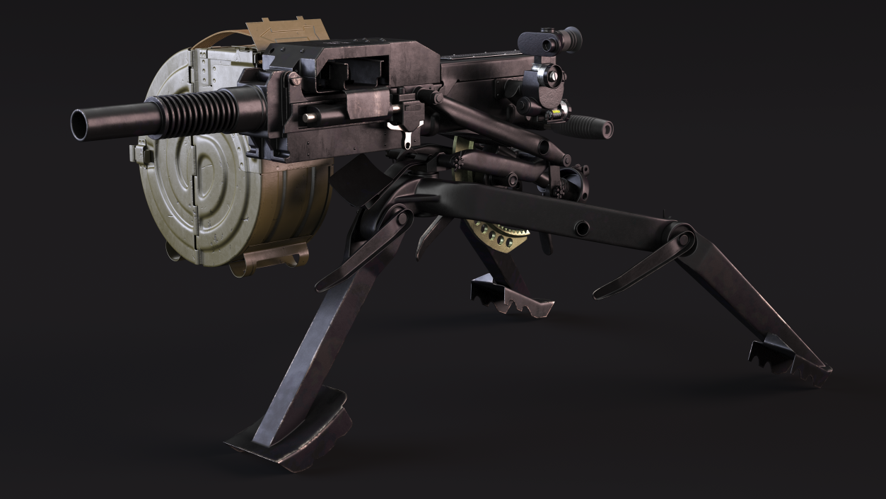 3D AGS-17 Plamya Russian Automatic Grenade Launcher model