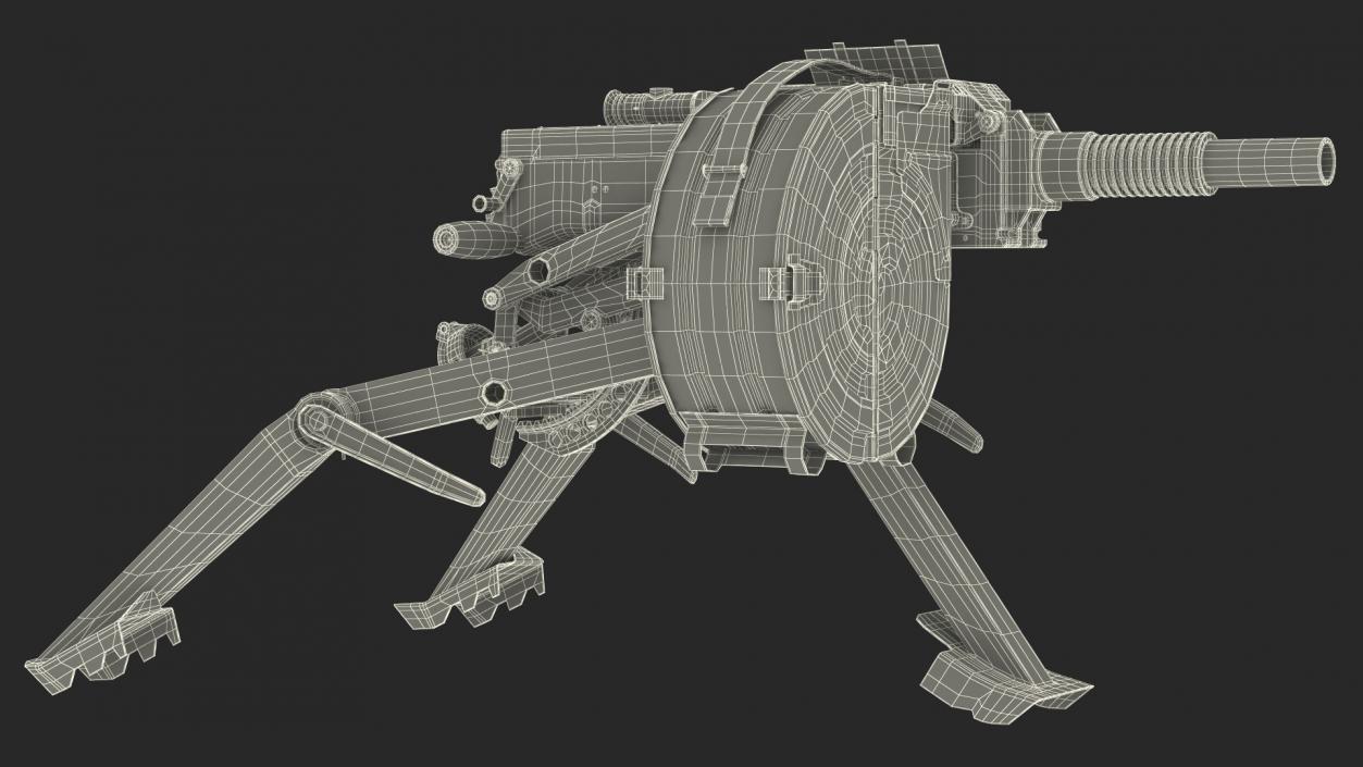 3D AGS-17 Plamya Russian Automatic Grenade Launcher model