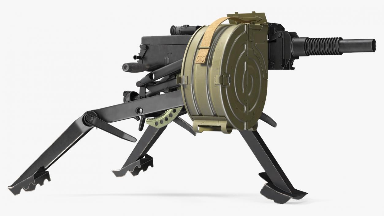 3D AGS-17 Plamya Russian Automatic Grenade Launcher model