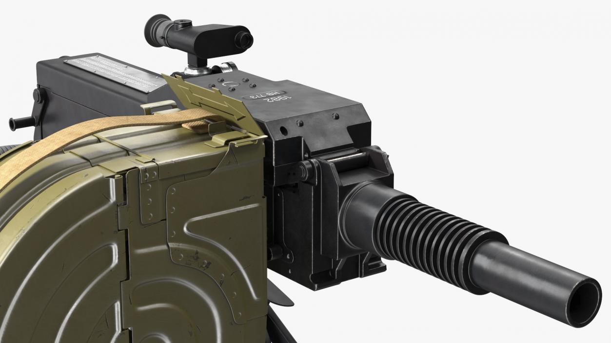 3D AGS-17 Plamya Russian Automatic Grenade Launcher model