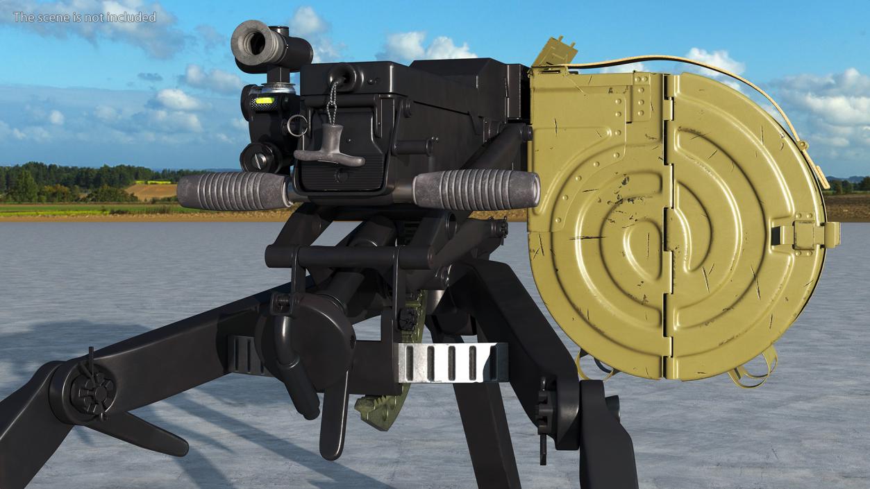 3D AGS-17 Plamya Russian Automatic Grenade Launcher model