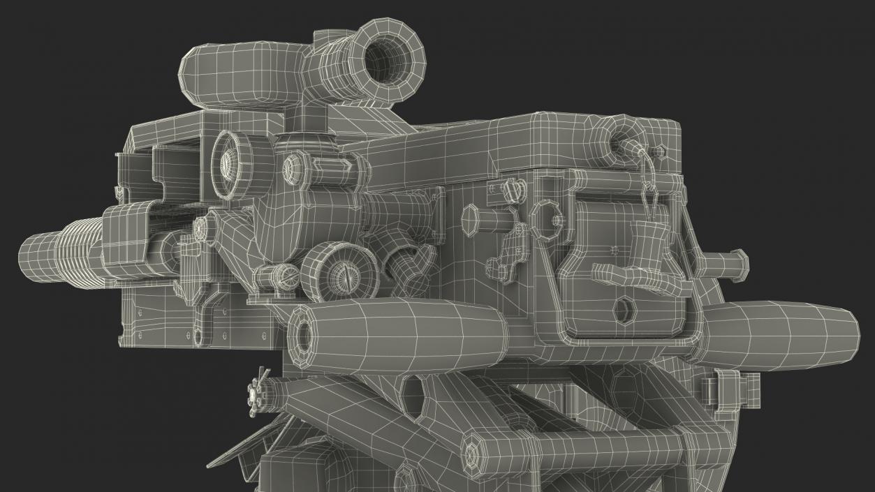 3D AGS-17 Plamya Russian Automatic Grenade Launcher model