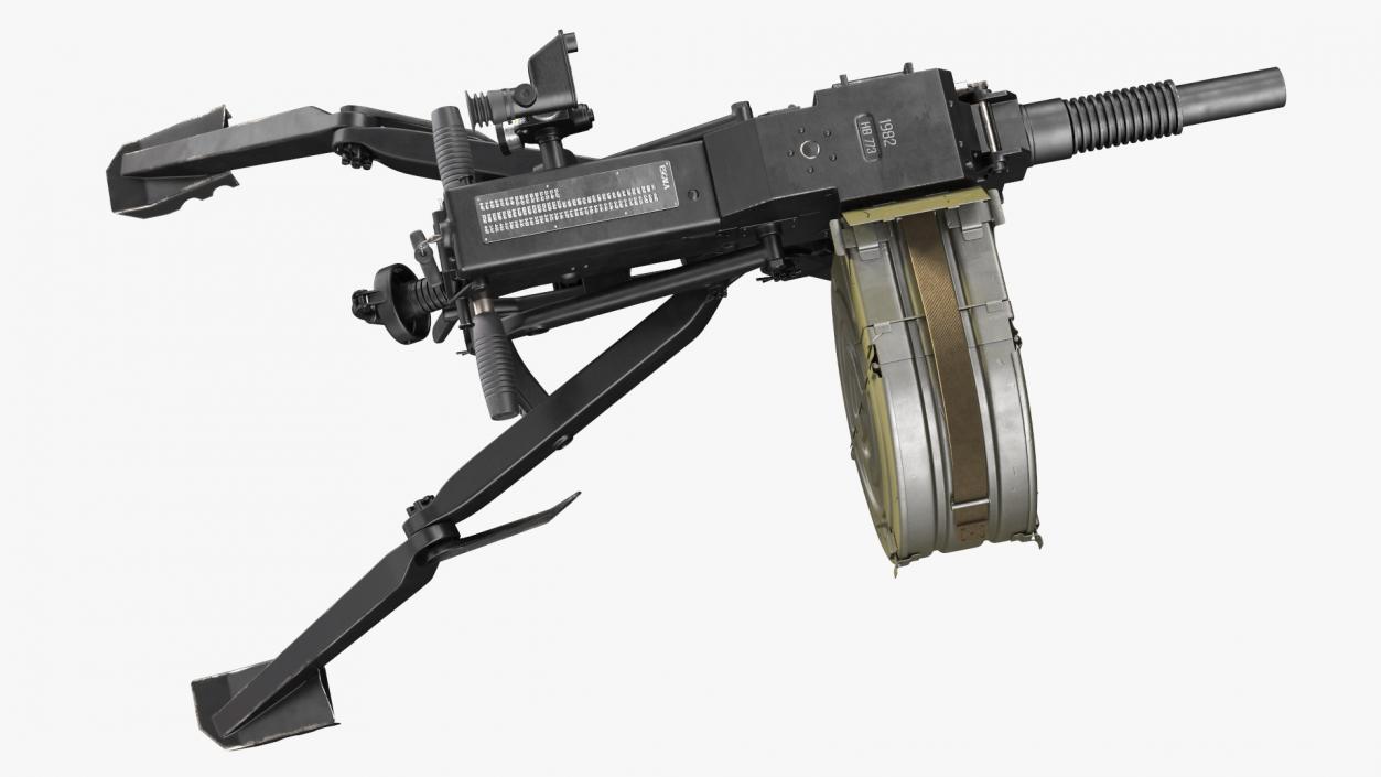 3D AGS-17 Plamya Russian Automatic Grenade Launcher model