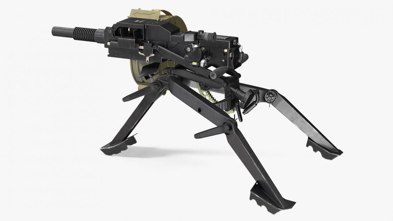 3D AGS-17 Plamya Russian Automatic Grenade Launcher model