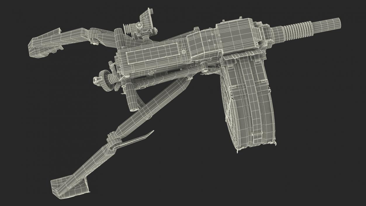 3D AGS-17 Plamya Russian Automatic Grenade Launcher model