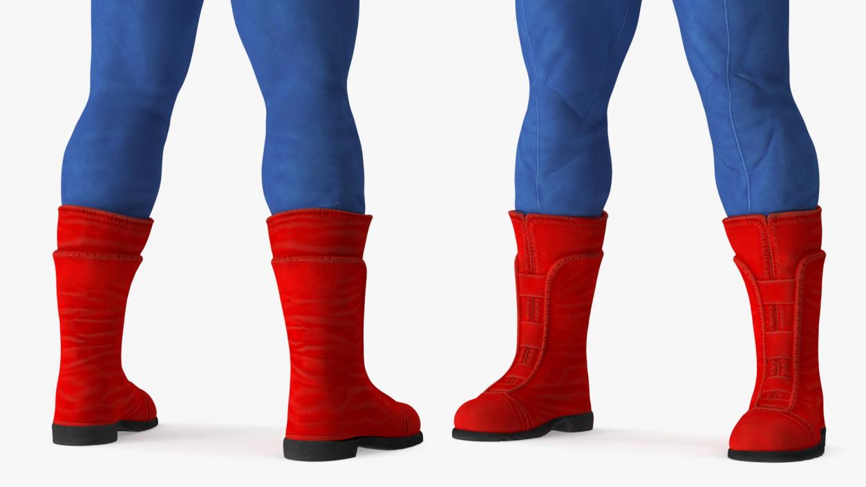 Marvel Cartoon Captain America Rigged 3D