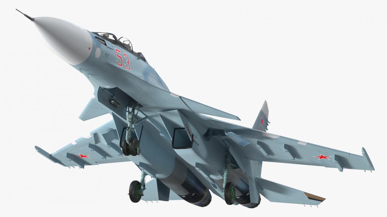 3D Su-30 Fighter model