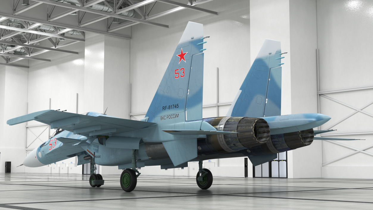 3D Su-30 Fighter model