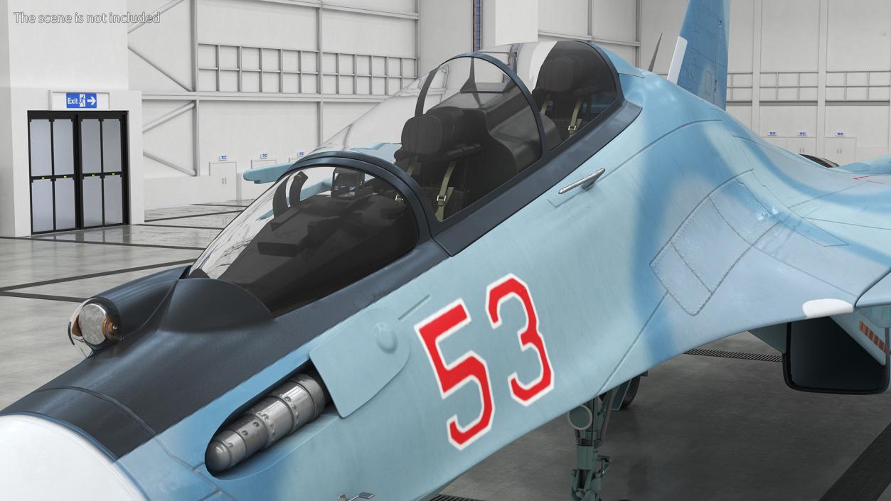 3D Su-30 Fighter model