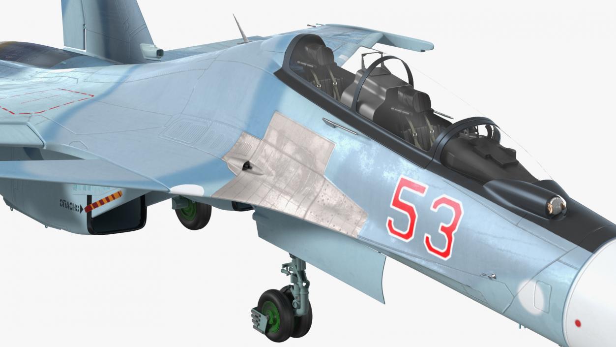 3D Su-30 Fighter model